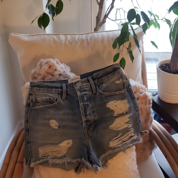 Nordstrom Frame jean shorts - Picture 1 of 3